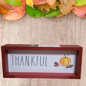 Rae Dunn " Thankful" Stand Alone Plaque